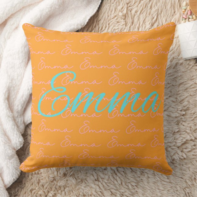 Emma Name Design Pattern Kissen (Decke)