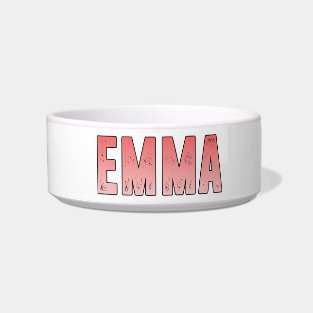 Emma-Name Napf (Vorderseite)