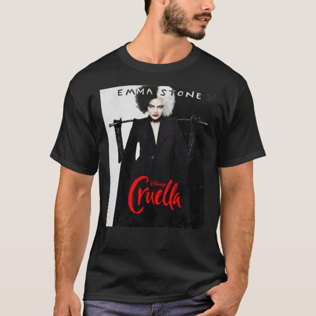 Emma stone Cruella neuer T - Shirt Klassik (Vorderseite)