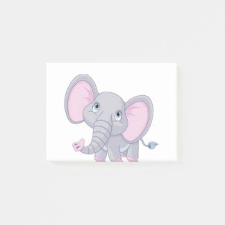 Emma The Elephant Post-it Klebezettel
