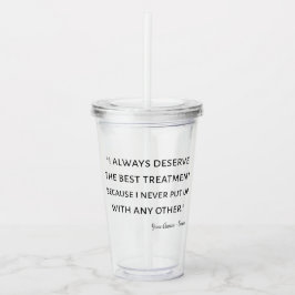 Emma von Jane Austen Quote II Acryltrinkbecher