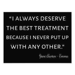 Emma von Jane Austen Quote II Fotodruck