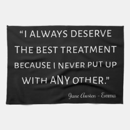 Emma von Jane Austen Quote II Geschirrtuch