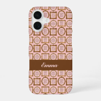 Emma von Jane Austen Quotes Personalisiert iPhone 16 Hülle
