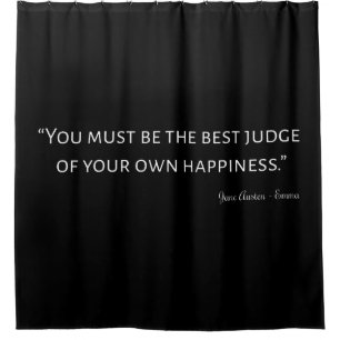 Emma von Jane Austen Zitat I Duschvorhang