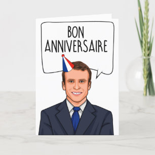 EMMANEUL MACRON: Alles Gute zum Geburtstag Karte
