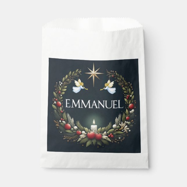 Emmanuel Christmas Engel Geschenktütchen (Vorderseite)