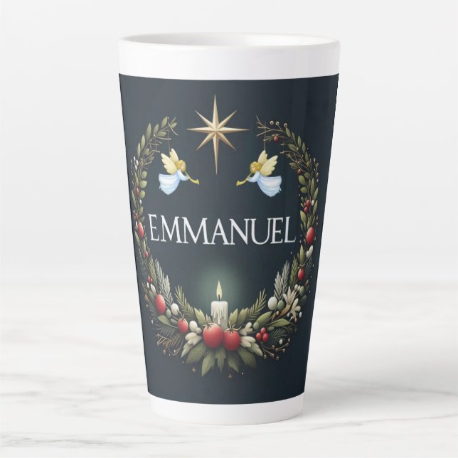 Emmanuel Christmas Engel Milchtasse (Vorderseite)