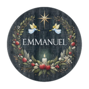 Emmanuel Christmas Engel Schneidebrett