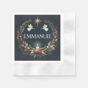 Emmanuel Christmas Engel Serviette