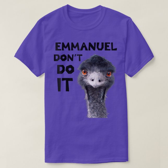Emmanuel Dont macht es T-Shirt (Design vorne)