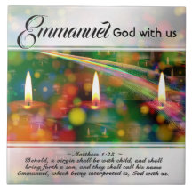 Emmanuel God With Uns Matthew 1:23 Weihnachtsbibel