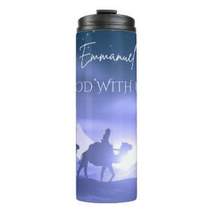 Emmanuel God with us Thermal Tumbler Thermosbecher