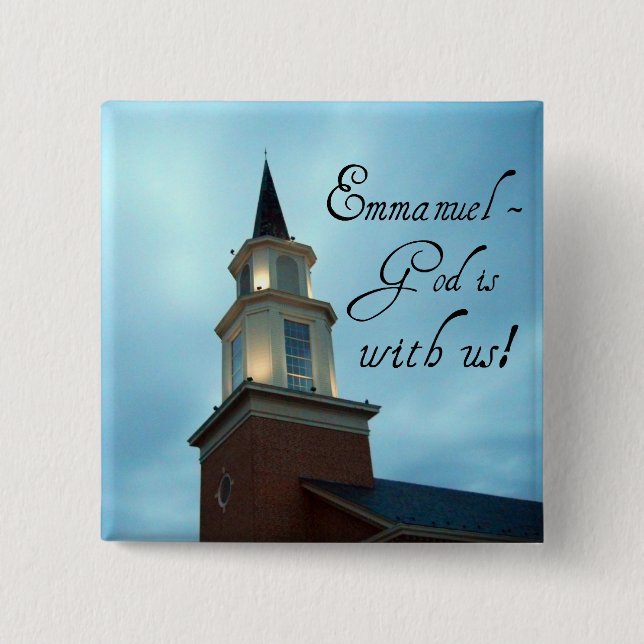 Emmanuel - Gott ist bei uns! Button (Vorderseite)