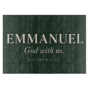 EMMANUEL Matthäus 1:23 Weihnachten Schneidebrett