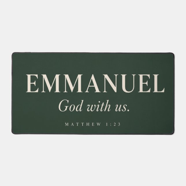 EMMANUEL | Matthieu 1:23 | Noël (Recto)