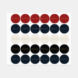 Emmanuel — Minimal Round Christian Sticker Labels