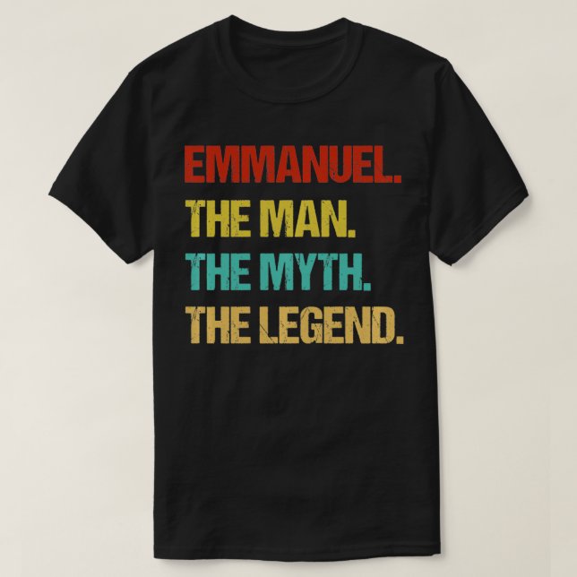 Emmanuel The Man The Myth The Legend Pullover  (Design vorne)