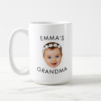 Emmas Oma Baby-Foto Weiße Tasse