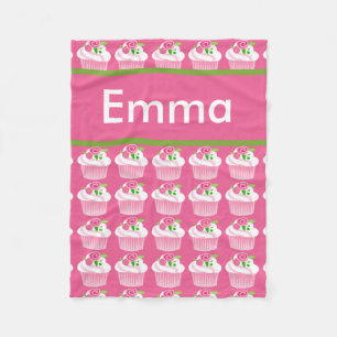 Emmas personalisierte Kuchen-Decke Fleecedecke