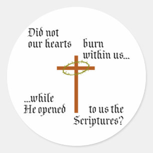 Emmaus Runder Aufkleber