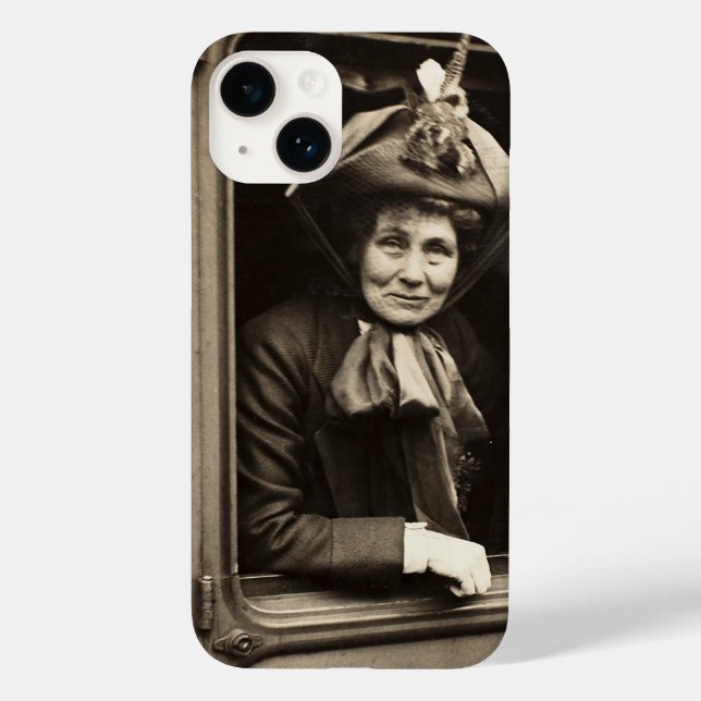 Emmeline Pankhurst Feminist und Suffragette Case-Mate iPhone 14 Hülle (Rückseite)