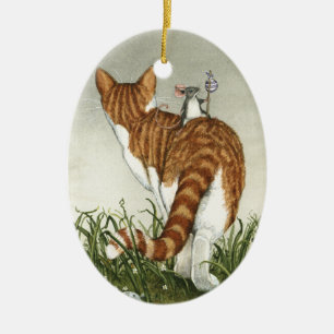 "Emmett und Roscoe" Keramik Ornament