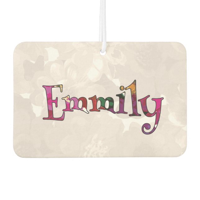 Emmily Colorful Fun Air Freshener: Cucumber Mint Autolufterfrischer (Vorderseite)