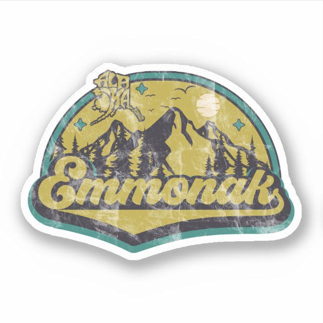Emmonak, Alaska Aufkleber (Vorderseite)