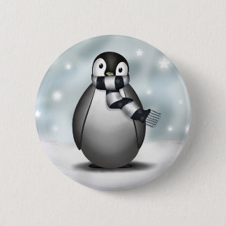 Emmy der Kaiser-Pinguin - Knopf Button