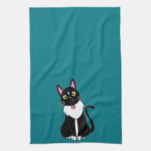 Emmy die Smokings-Katze Handtuch