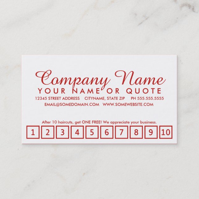 emo Art-Loyalitätsprogramm Treuekarte (Vorderseite)