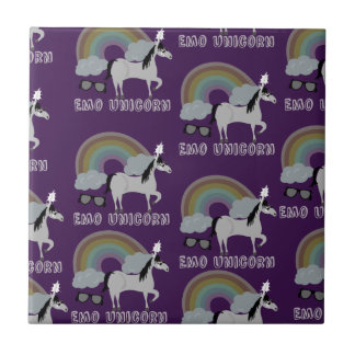 Emo Einhorn-Muster Fliese