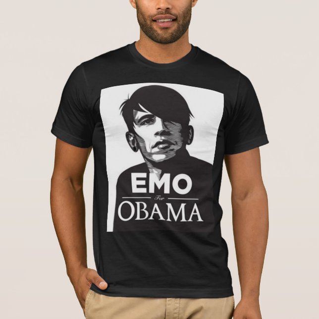 Emo für Obama T-Shirt (Vorderseite)