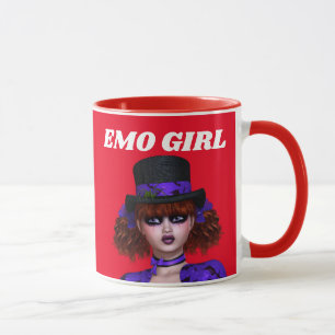 EMO GIRL GOTH COFFEGS MUGS TASSE