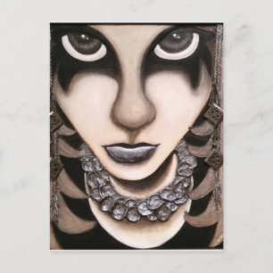 Emo Girl Postkarte