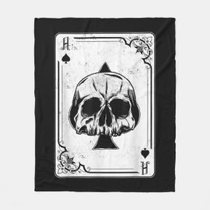 Emo Gothic and Punk Ace Poker Game Fleecedecke