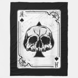 Emo Gothic and Punk Ace Poker Game Fleecedecke