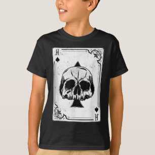 Emo Gothic and Punk Ace Poker Game T-Shirt