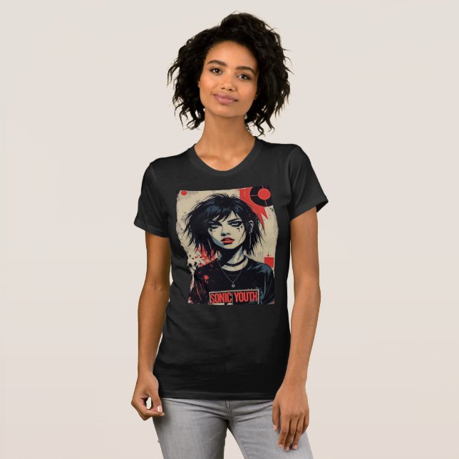 Emo Grunge Sonic Youth Aesthetic T-Shirt (Vorne ganz)