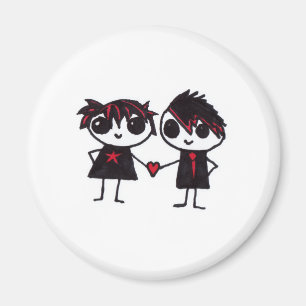 Emo in der Liebe Magnet