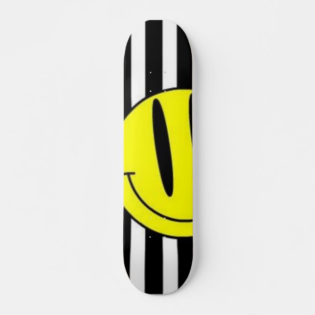 Emo Lächeln Skateboard (Vorne)