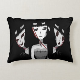 Emo-Mädchen Dekokissen