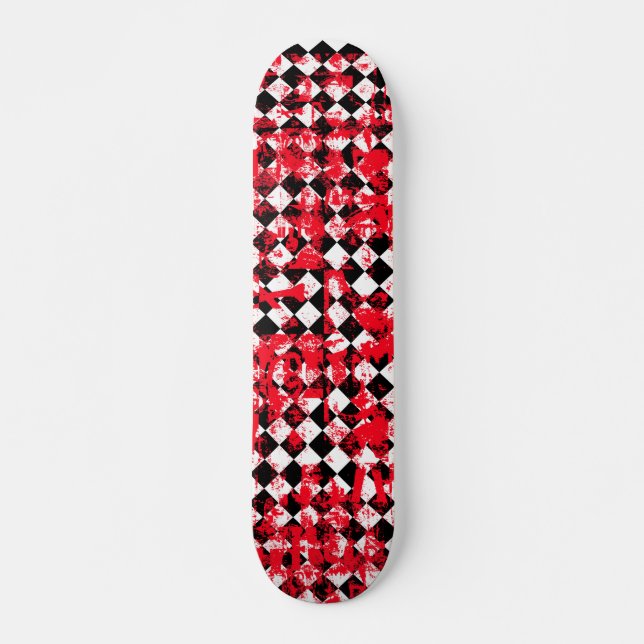 Emo Paint Splatt Skateboard (Vorne)
