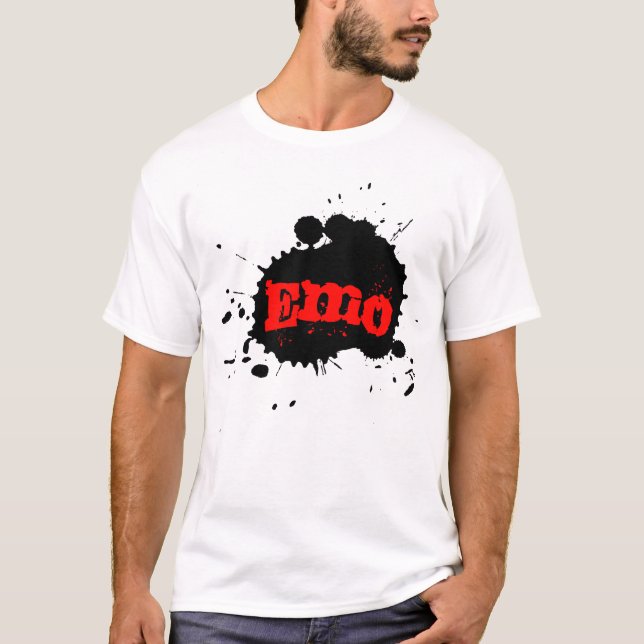 Emo Paint Spritzer T-Shirt (Vorderseite)