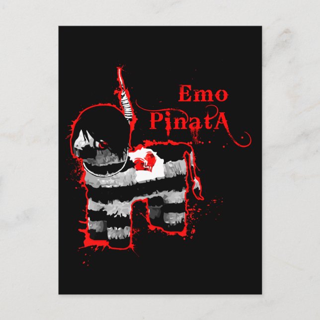 emo pinata postkarte (Vorderseite)