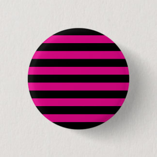 Emo Pink und Black Streifen Button