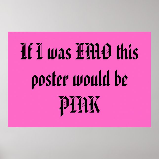EMO POSTER (Vorne)