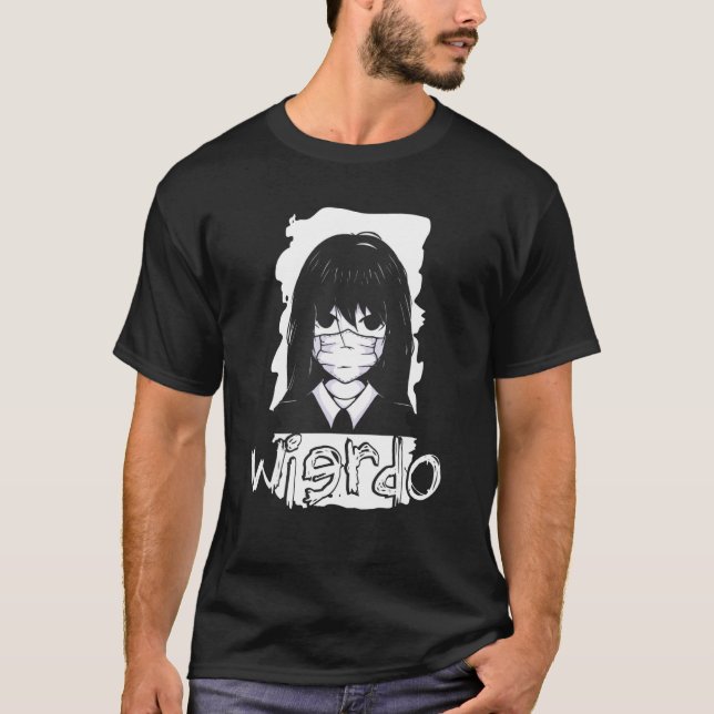 Emo Punk 2000s Emo Goth Style Weirdo T-Shirt (Vorderseite)