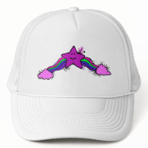 Emo Rainbow Star Trucker Hat